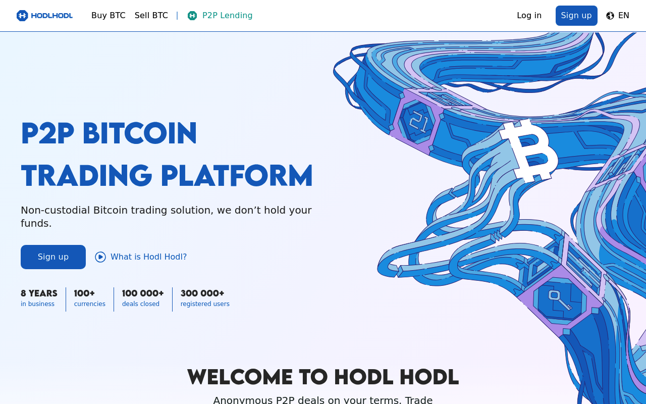 Hodl Hodl website screenshot