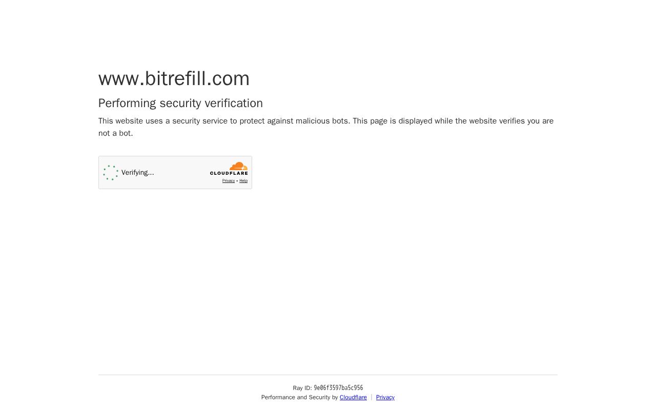 Bitrefill website screenshot