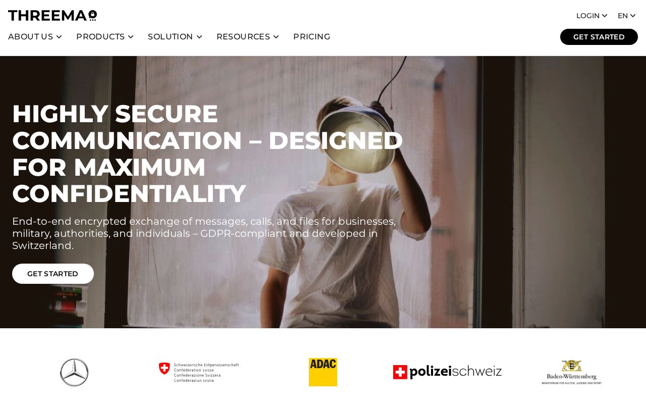 Threema website screenshot